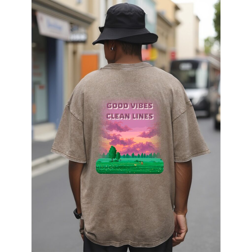 Good Vibes Oversized Tee